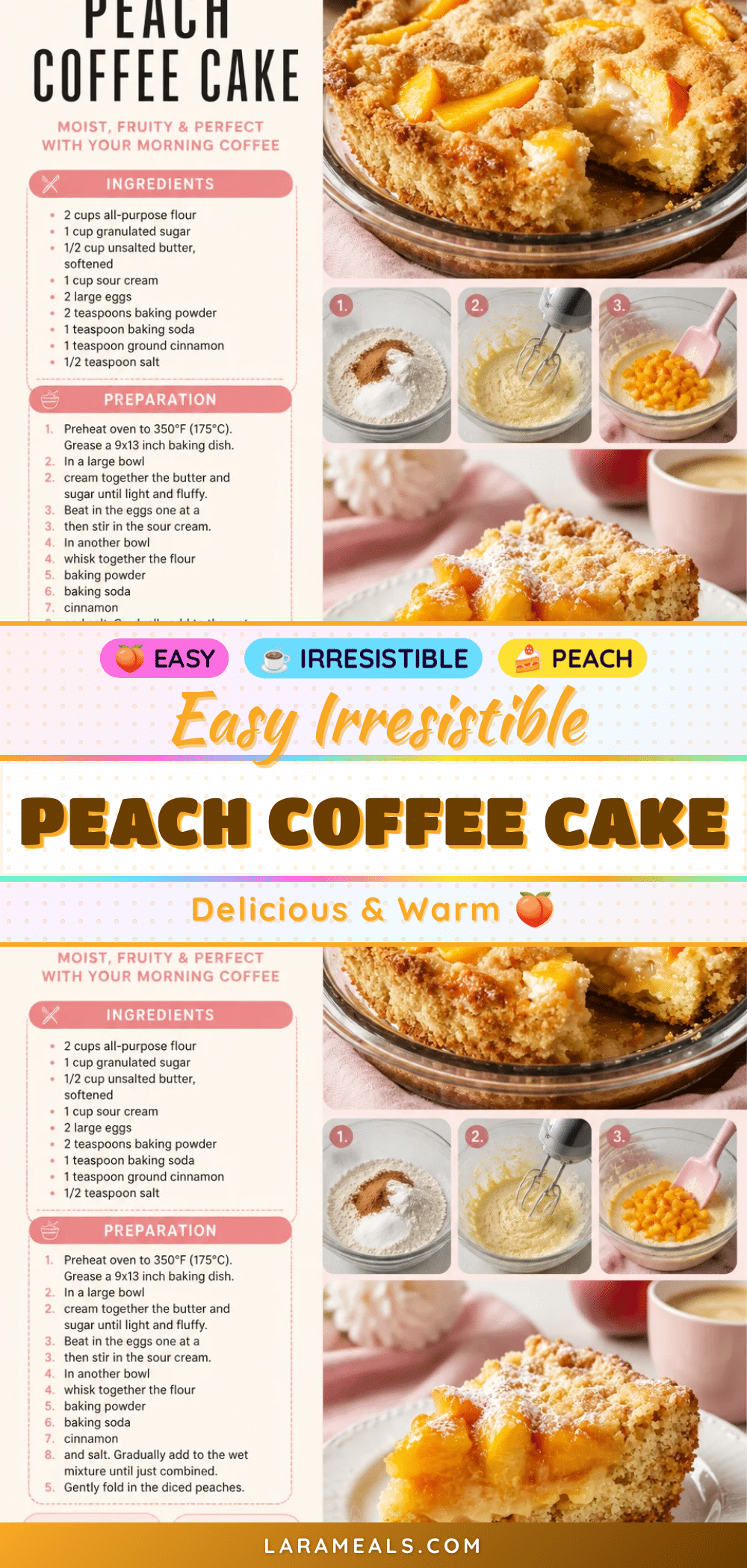 peach coffee cake recipe
