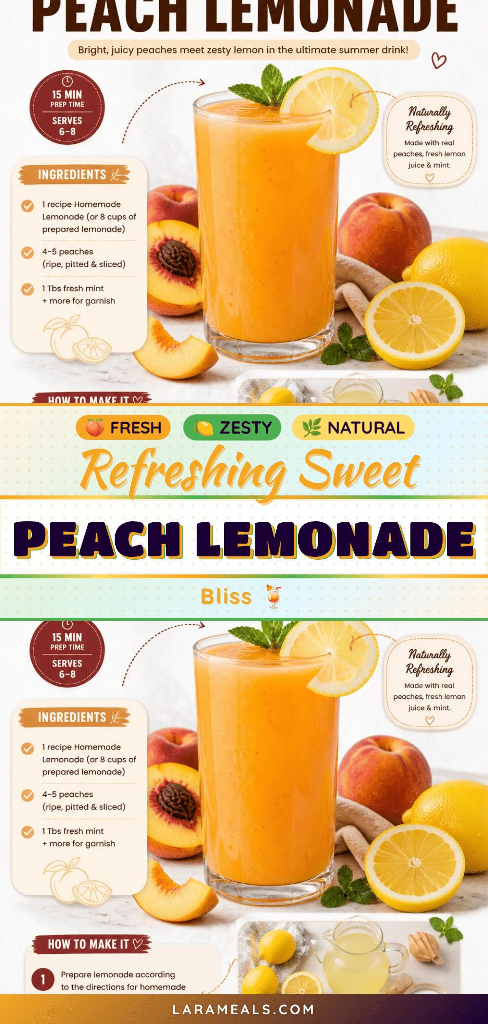 peach lemonade recipe recipe