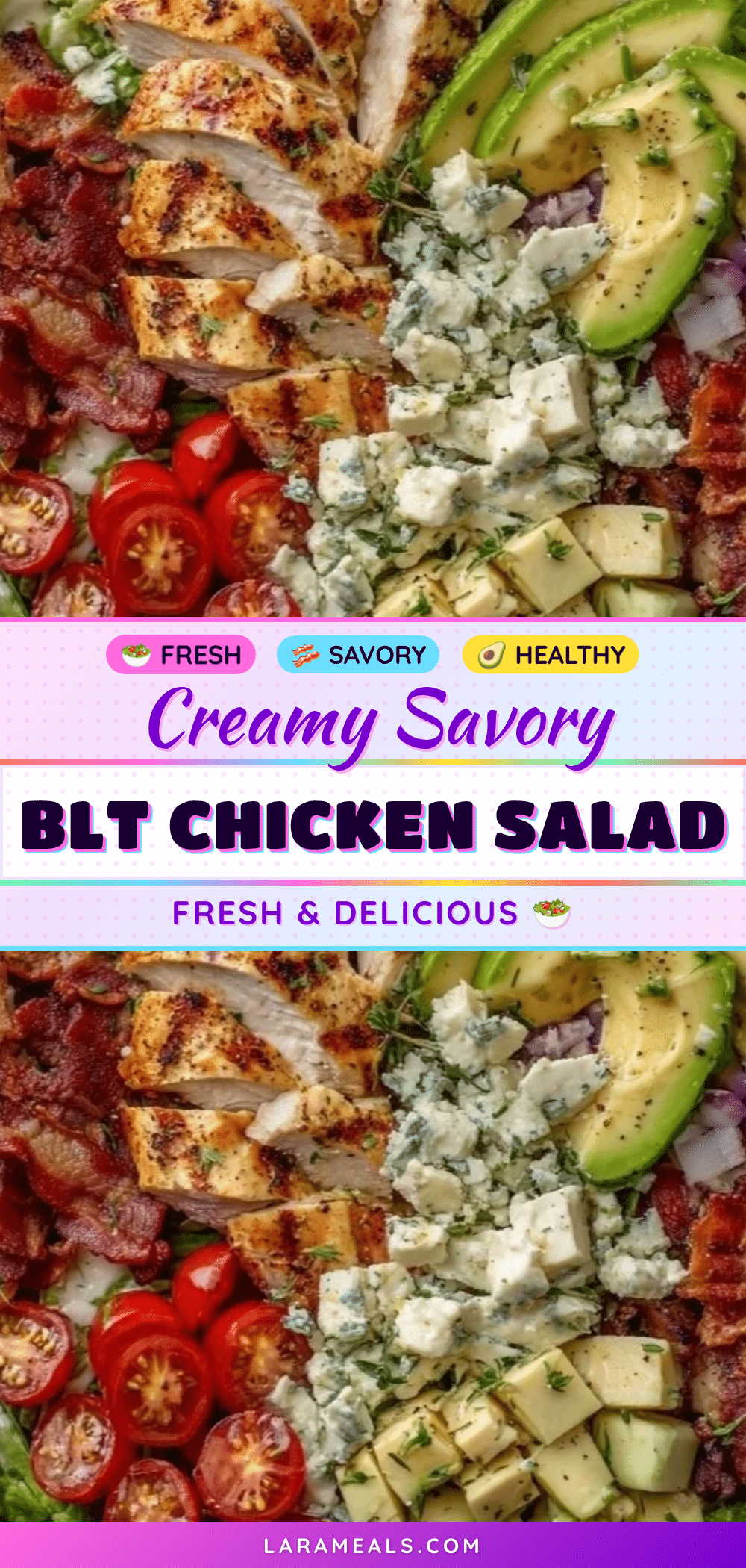 Savory BLT Chicken Salad recipe
