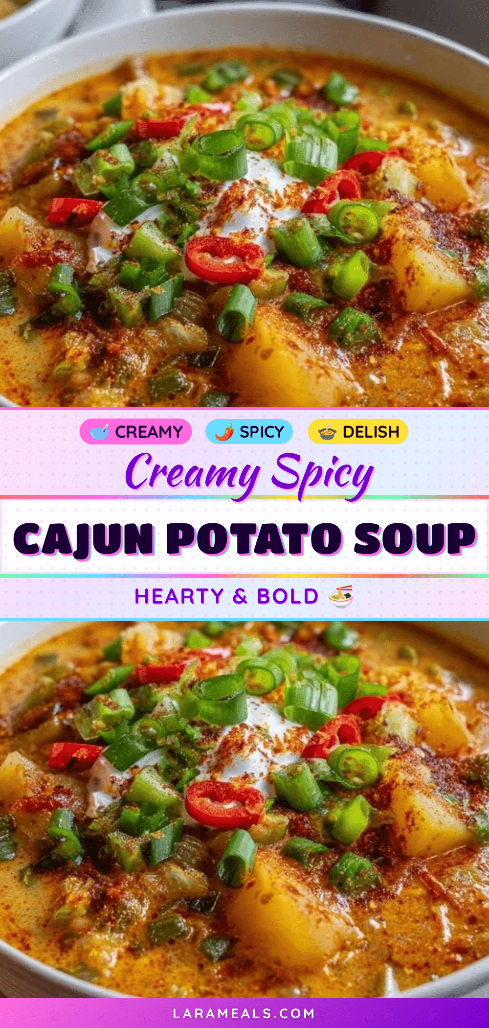 spicy Cajun potato soup recipe