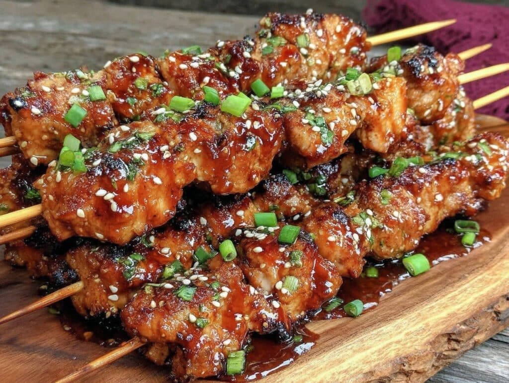 teriyaki chicken skewers - featured image