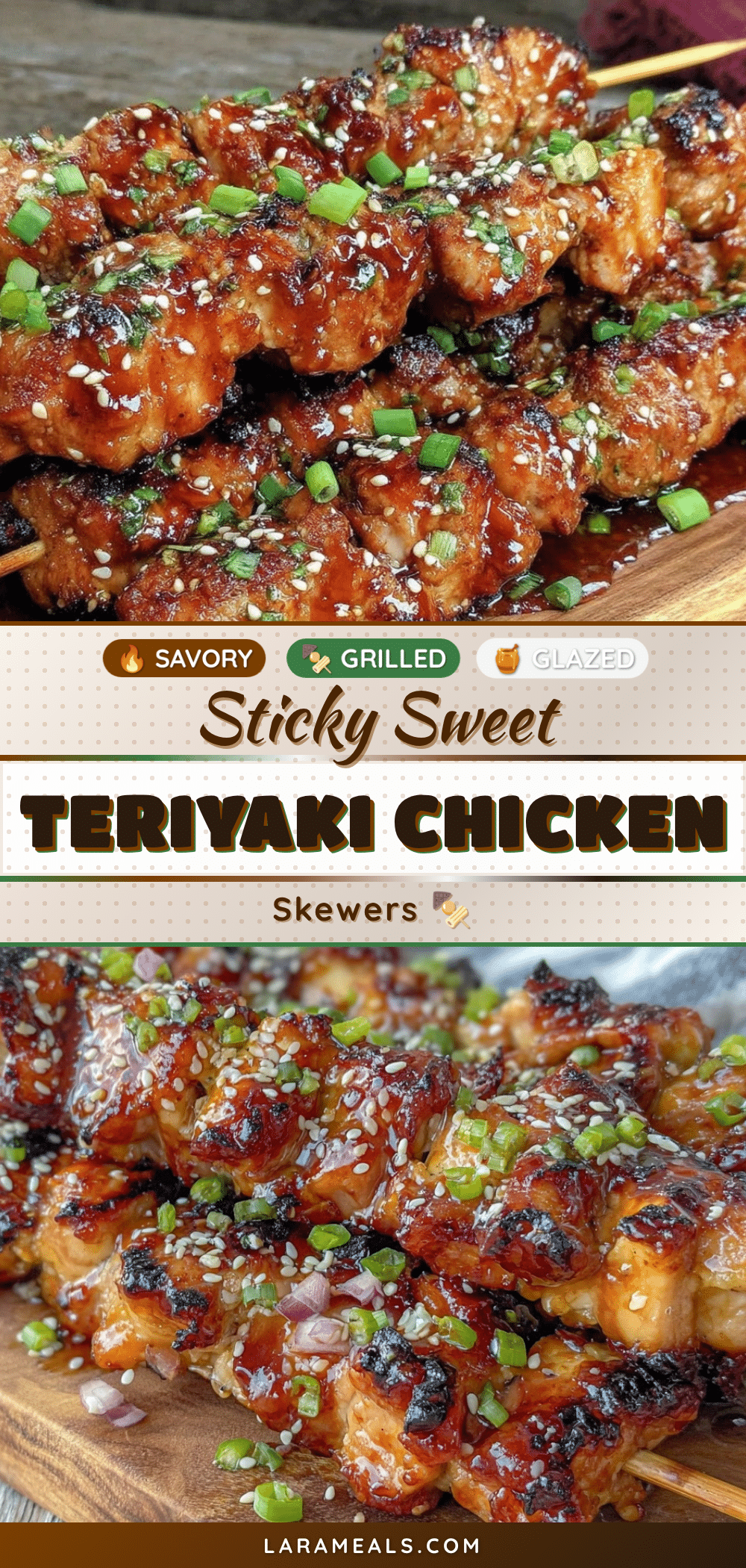teriyaki chicken skewers recipe