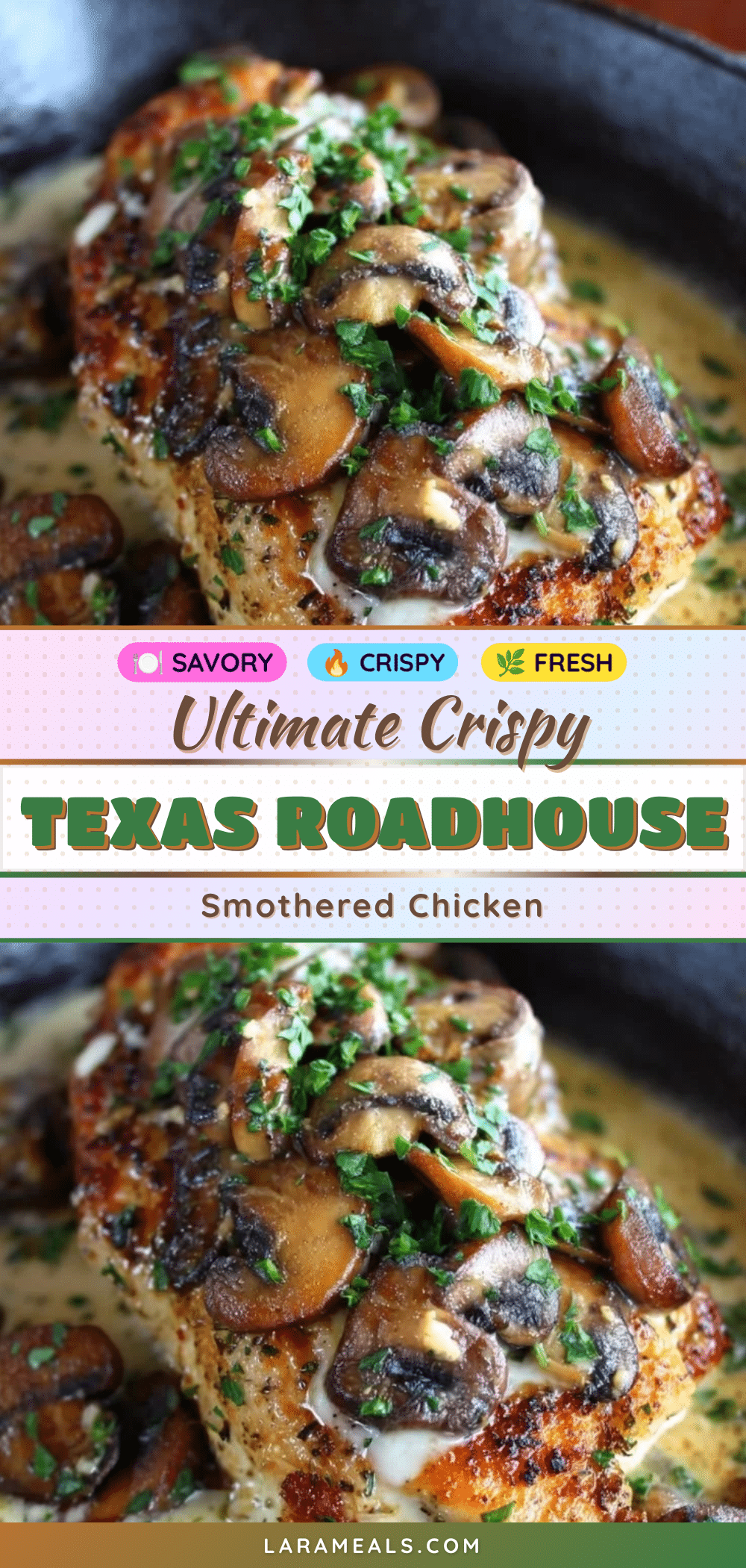 Texas Roadhouse Smothered Chicken recipe