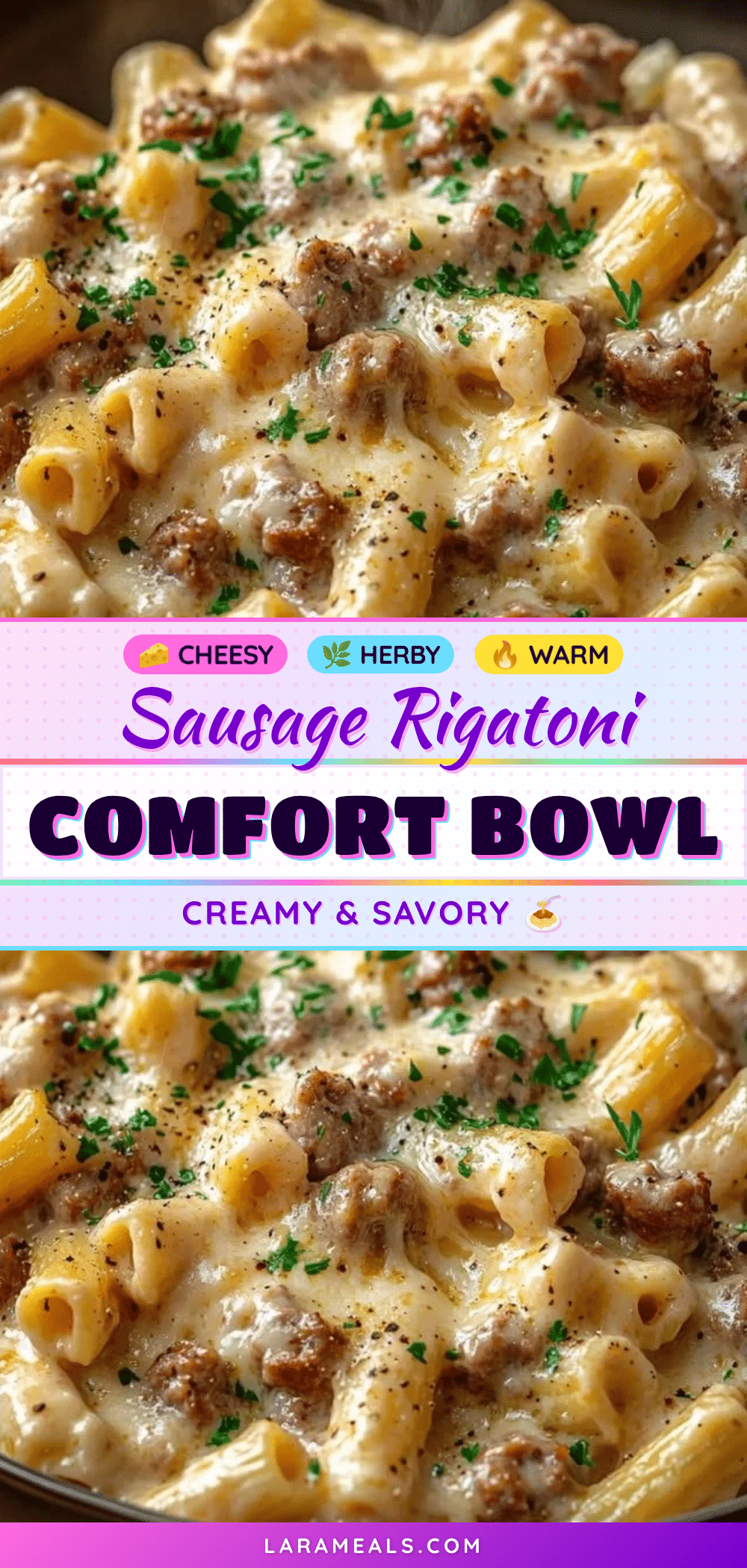 creamy Italian sausage rigatoni recipe