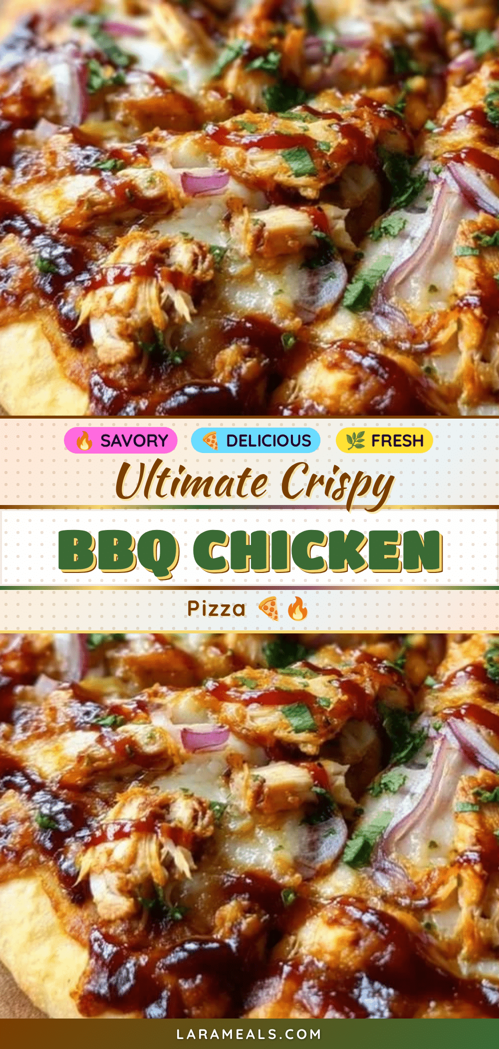 crispy BBQ chicken pizza recipe