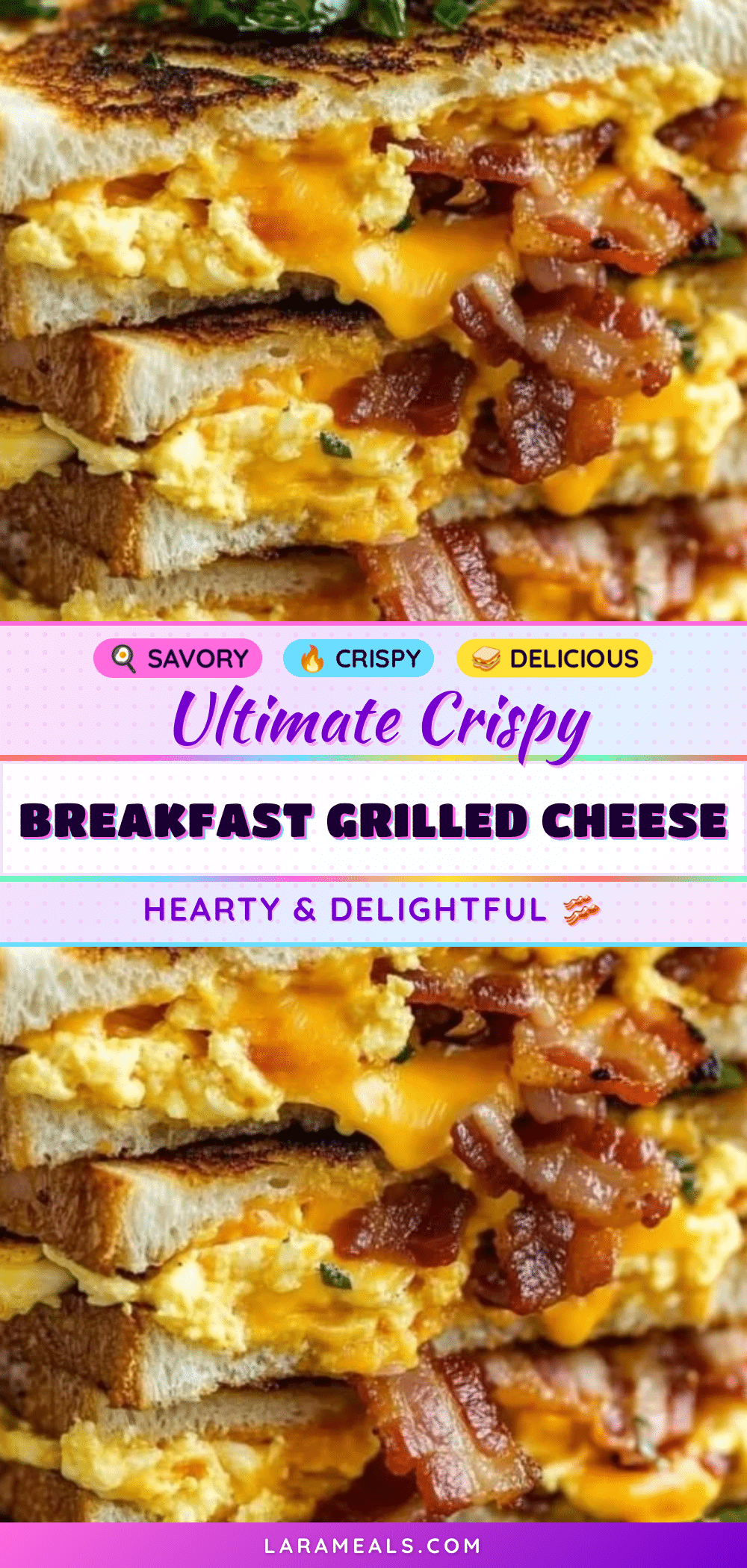 crispy breakfast grilled cheese recipe