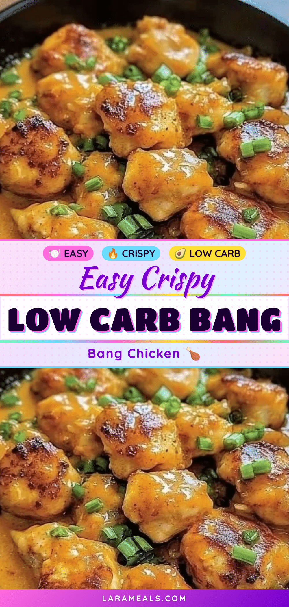 crispy low carb bang bang chicken recipe