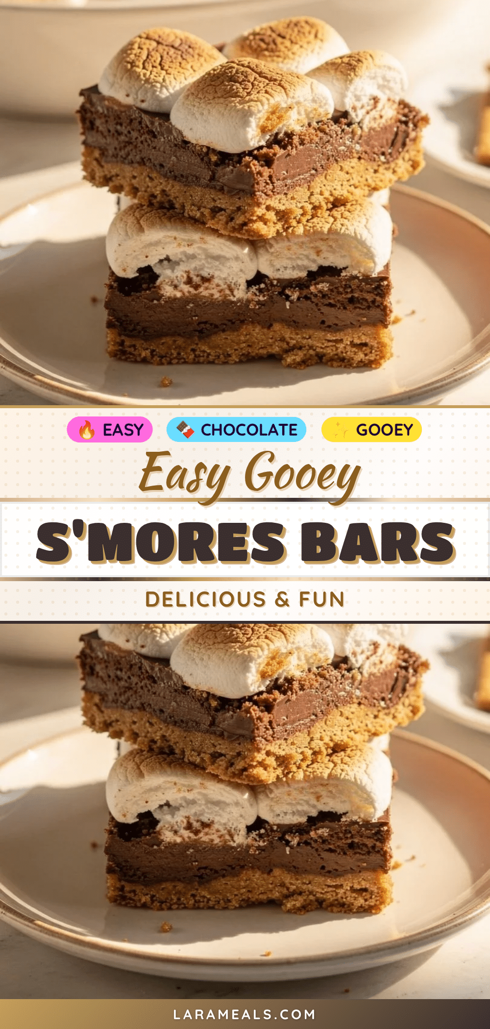easy gooey s’mores bars recipe recipe