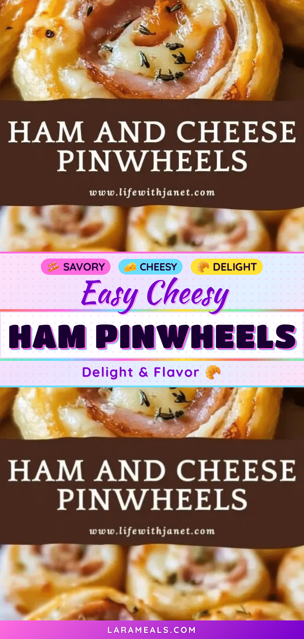 easy ham and cheese pinwheels recipe