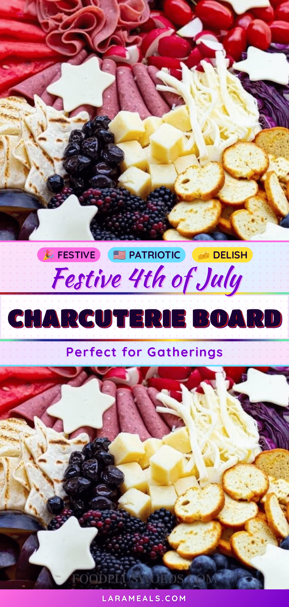 festive 4th of july charcuterie board recipe