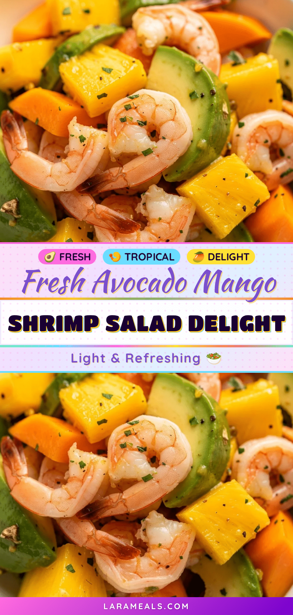fresh avocado mango shrimp salad recipe