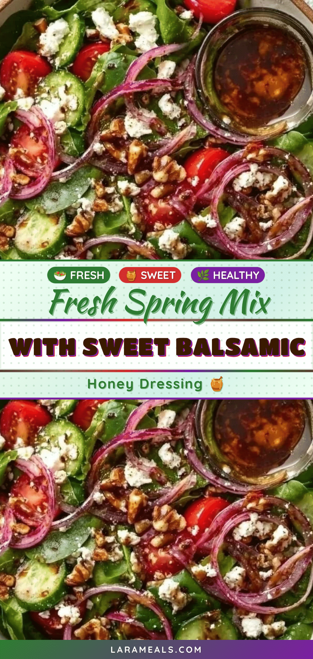 fresh spring mix salad recipe