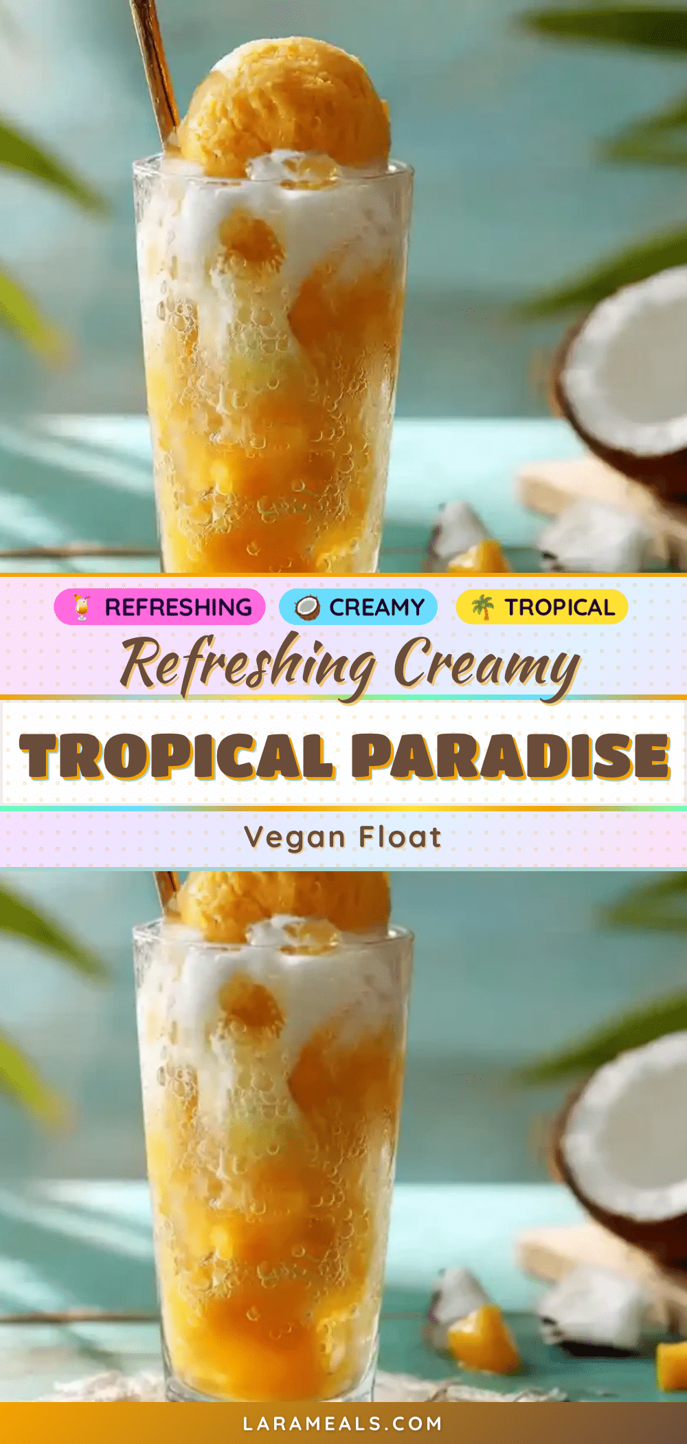 fresh tropical paradise vegan float recipe recipe