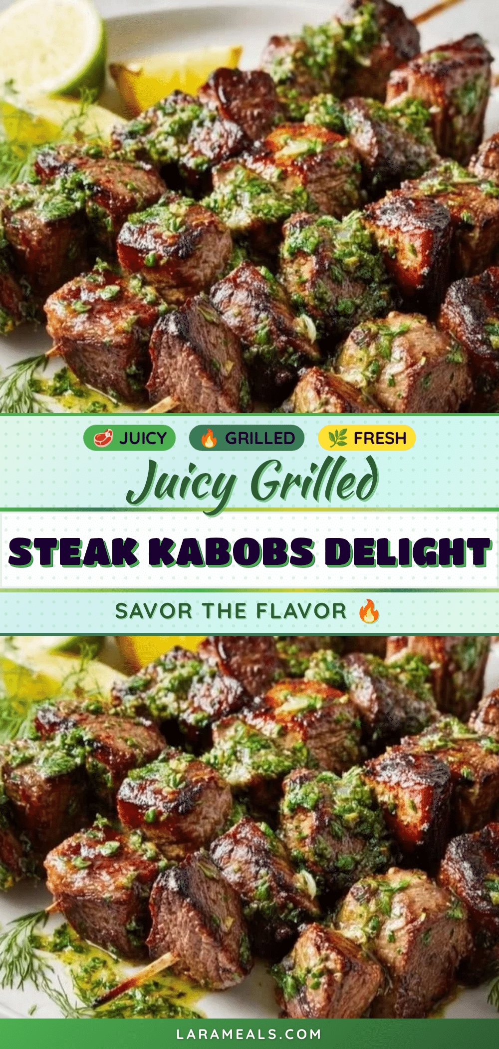 grilled steak kabobs recipe