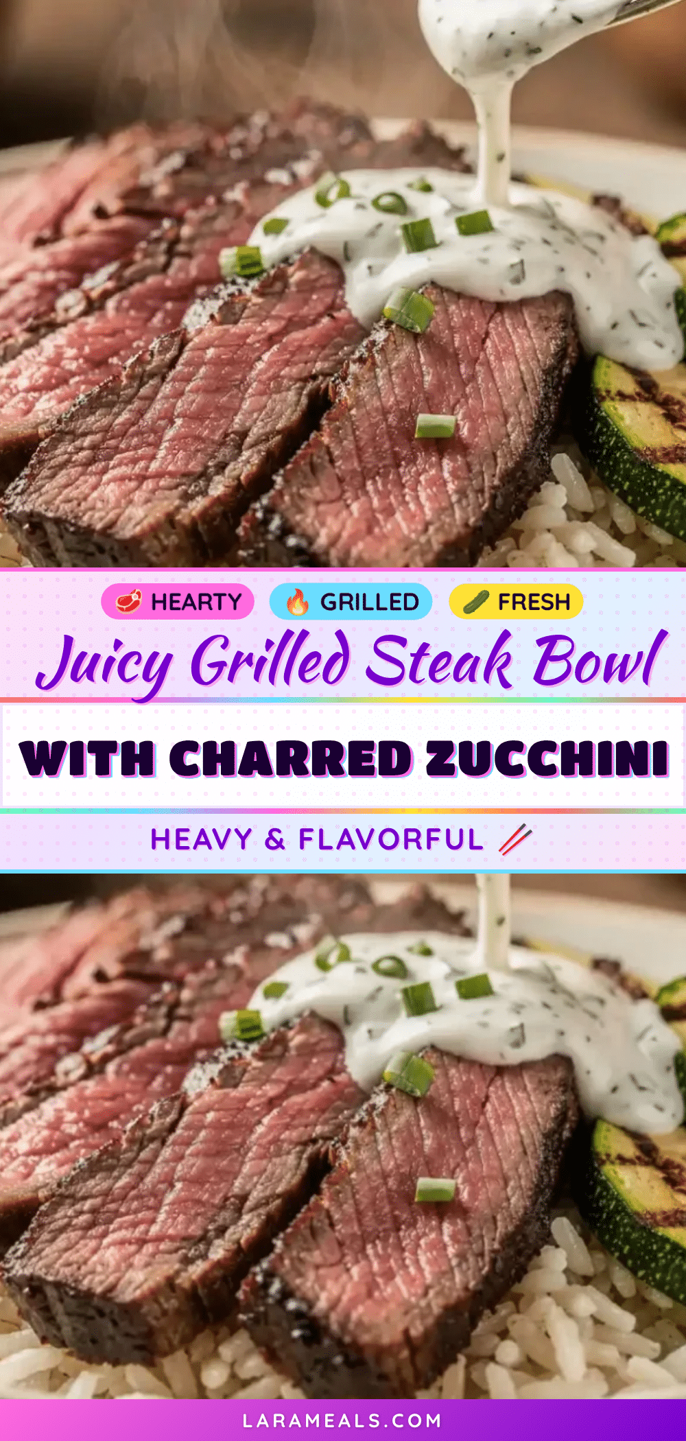 juicy grilled steak bowl recipe