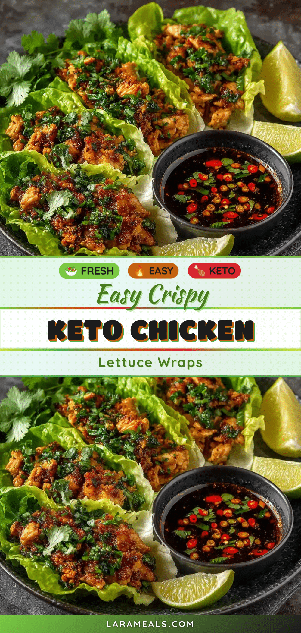 keto chicken lettuce wraps recipe