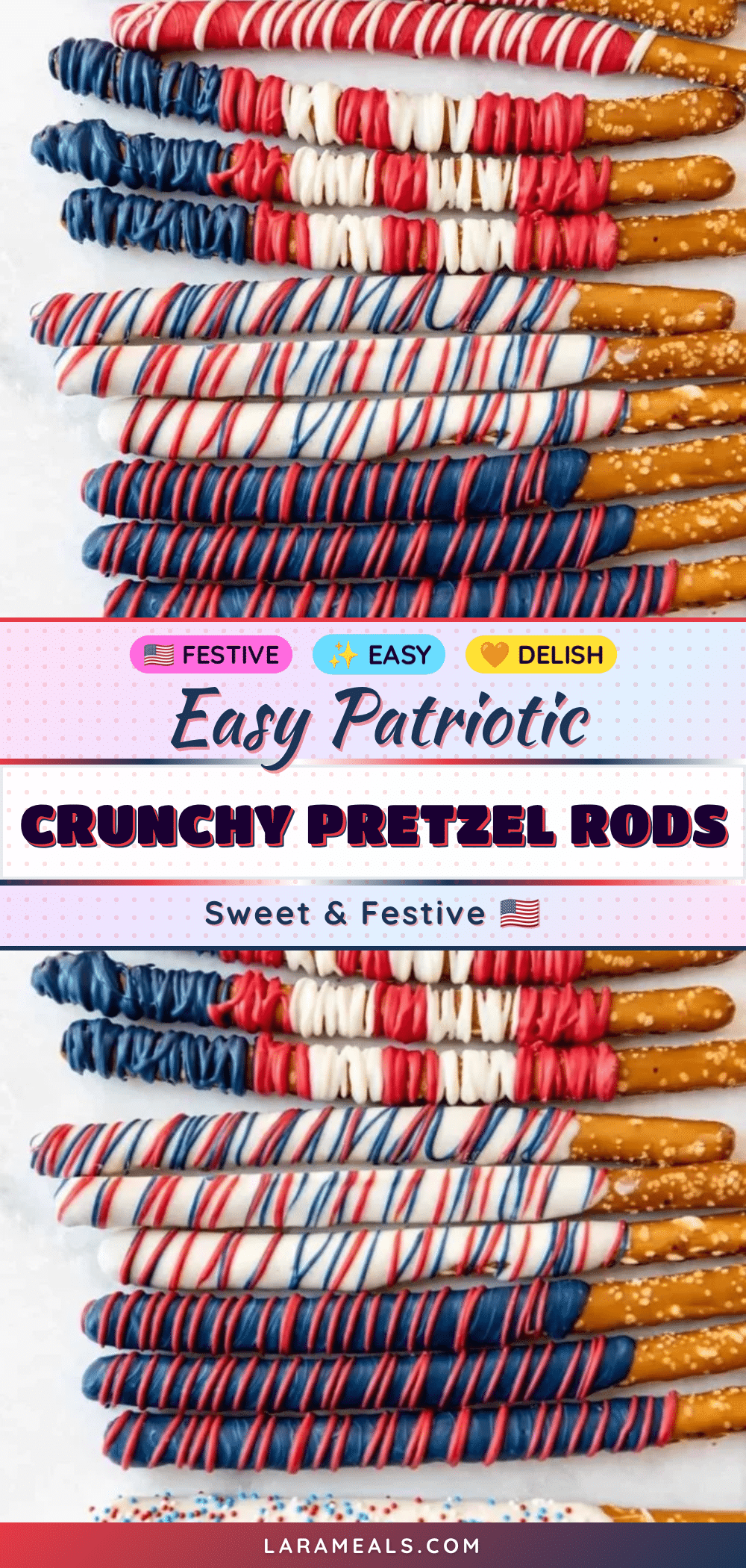 patriotic pretzel rods recipe
