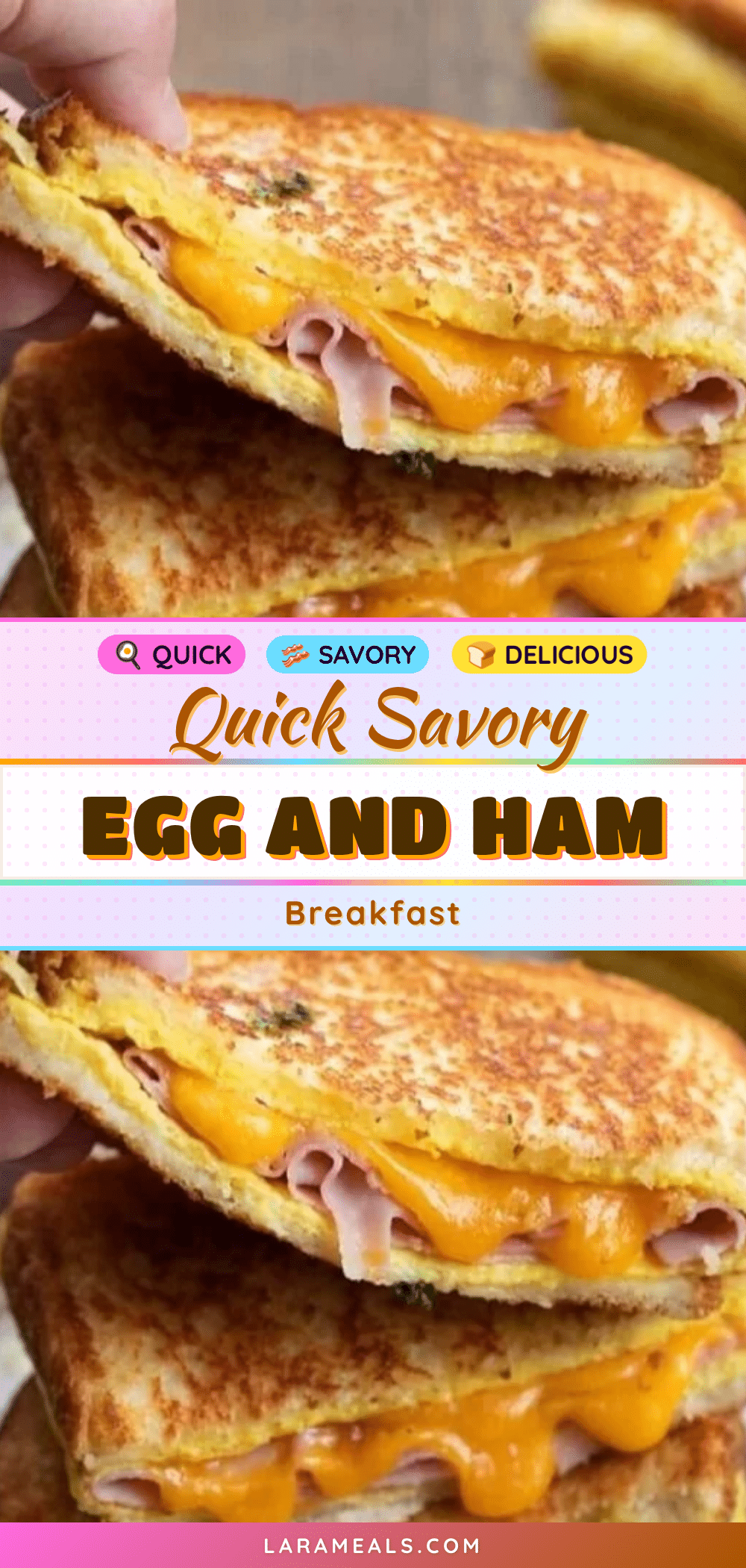 quick savory egg and ham breakfast recipe