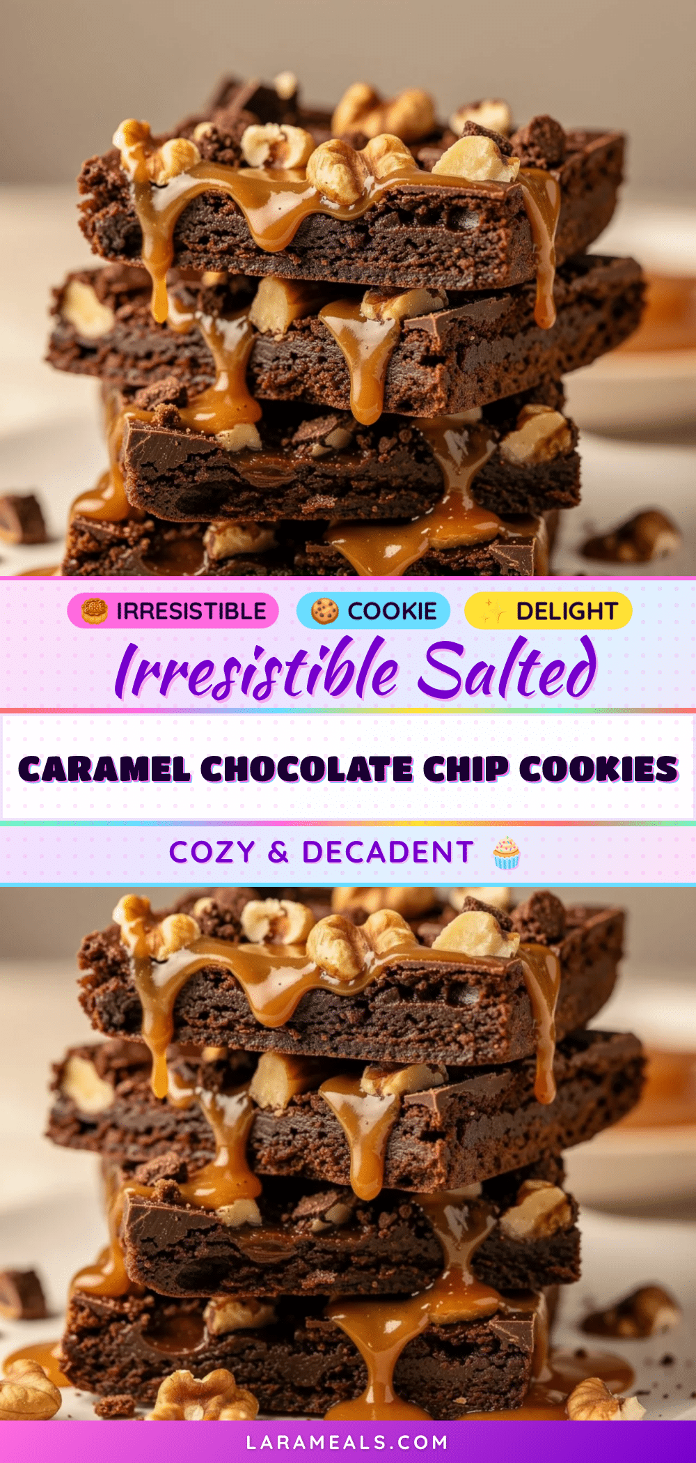 salted caramel chocolate chip cookies recipe