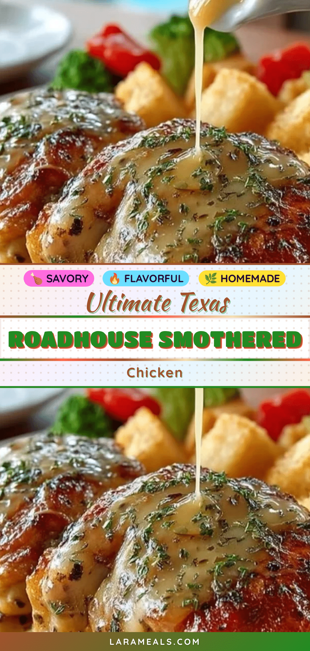 Texas Roadhouse Smothered Chicken recipe