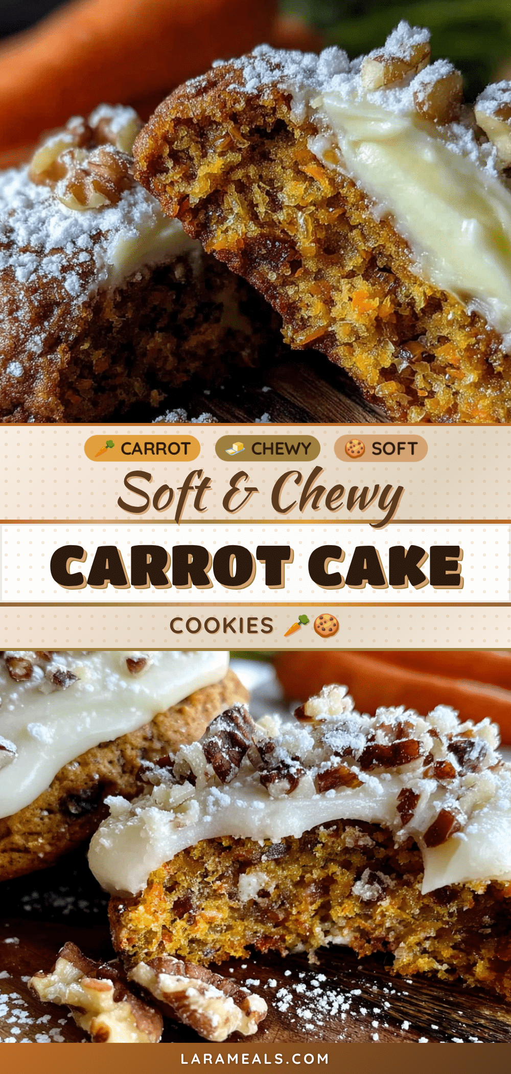 carrot cake cookies recipe