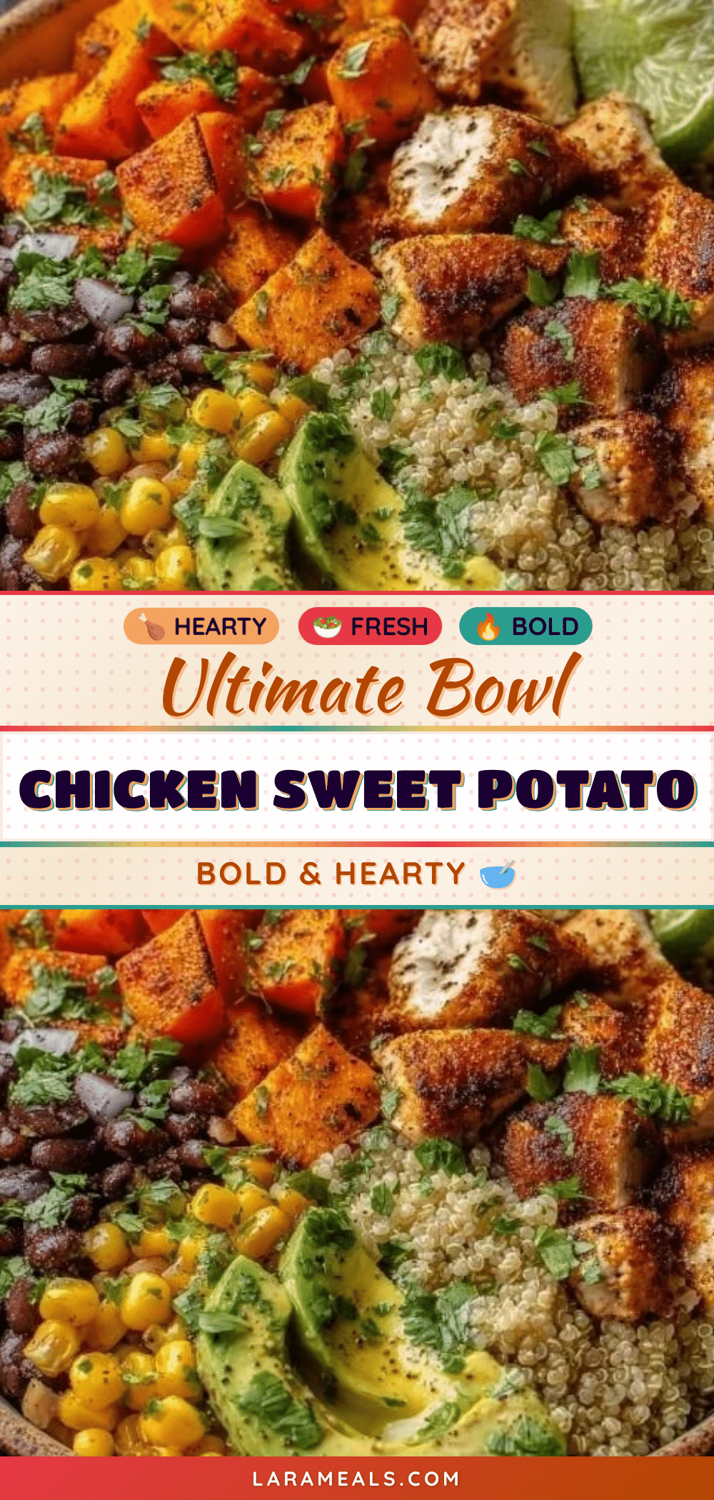 chicken sweet potato bowl recipe