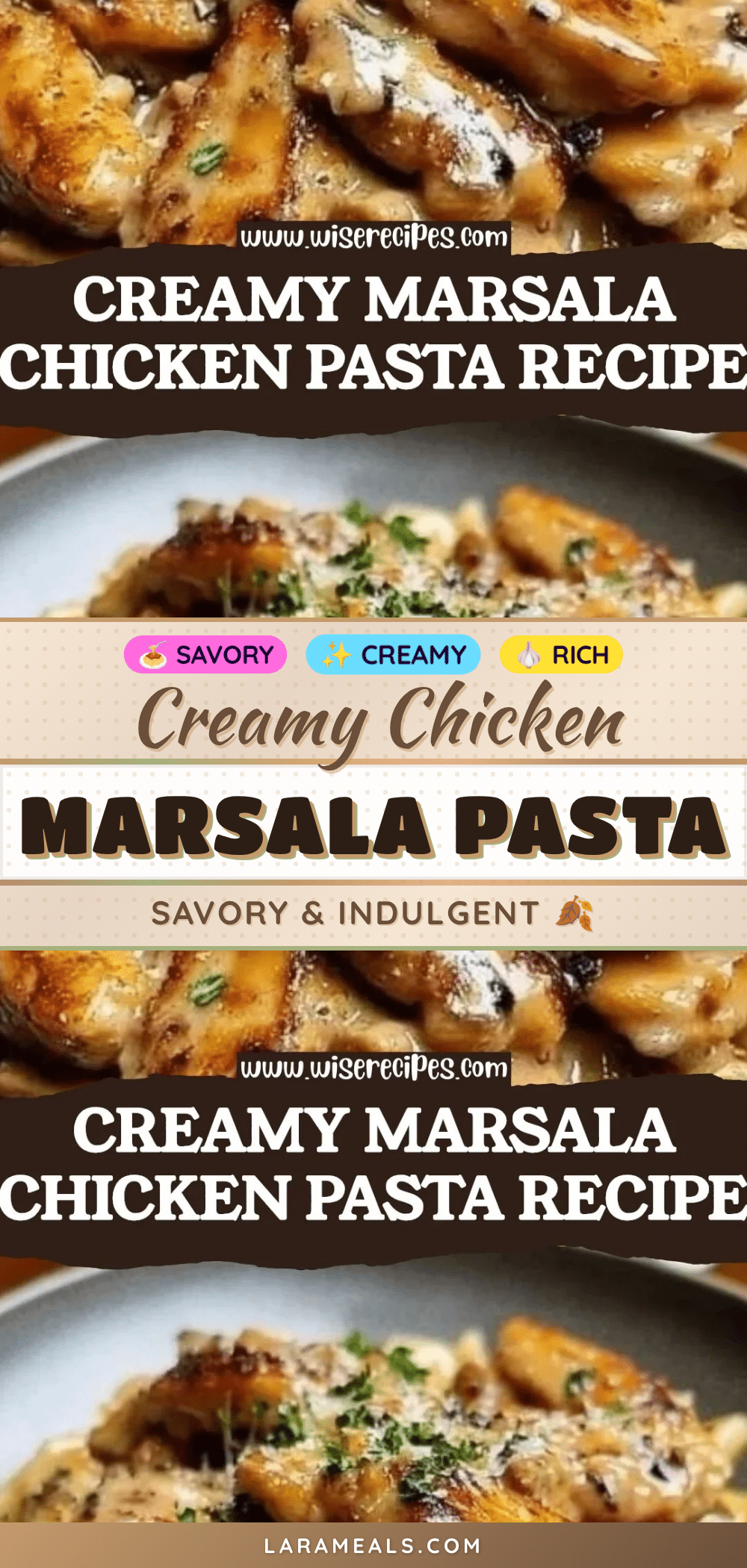 creamy chicken marsala pasta recipe