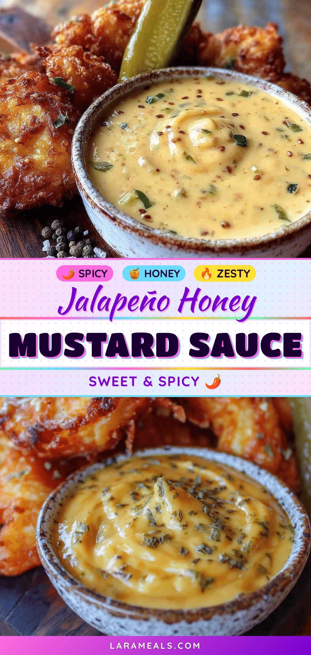 creamy jalapeño honey mustard sauce recipe
