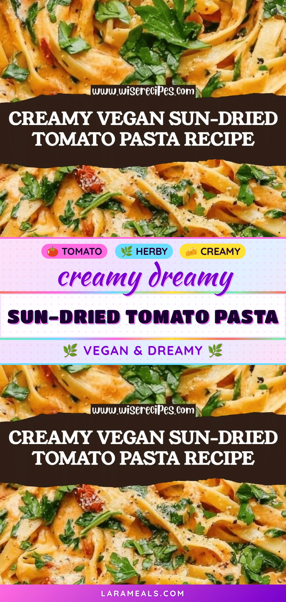 creamy vegan sun-dried tomato pasta recipe