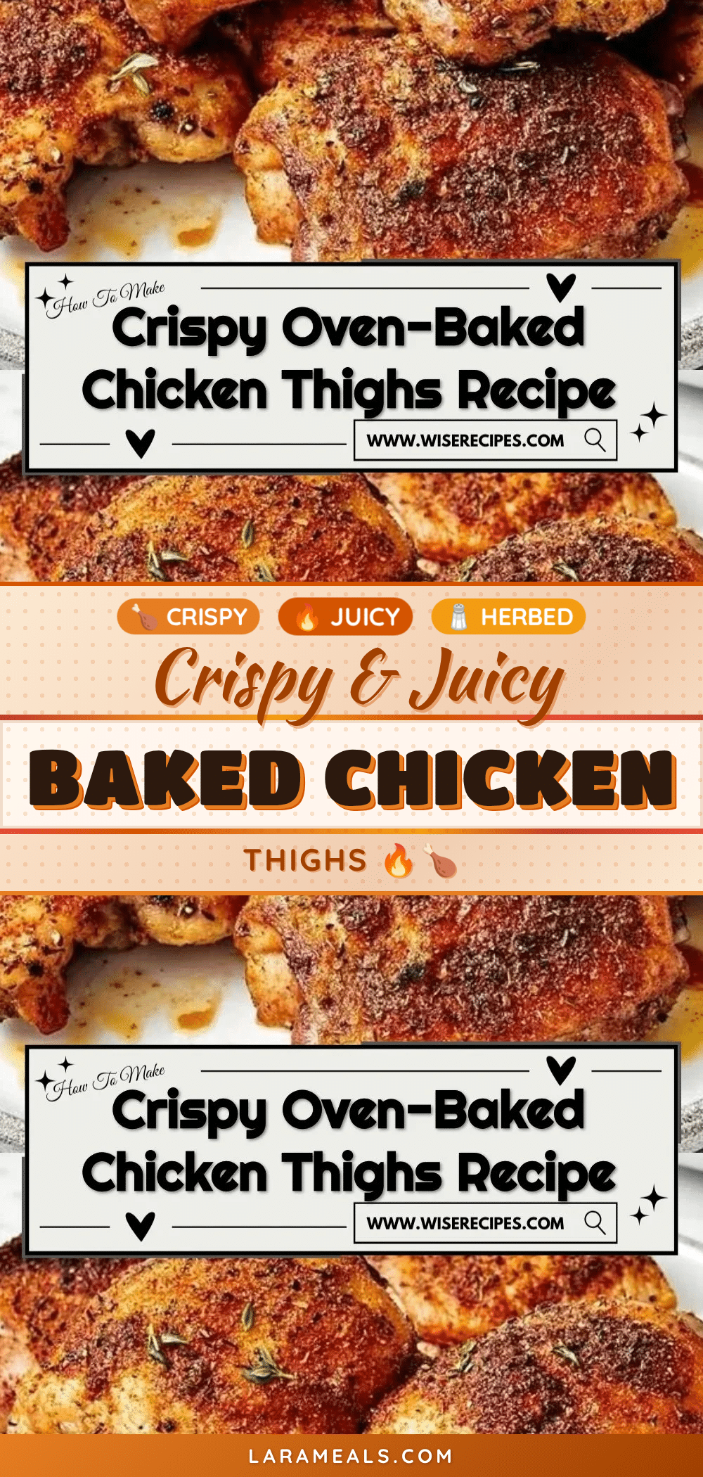 crispy baked chicken thighs recipe