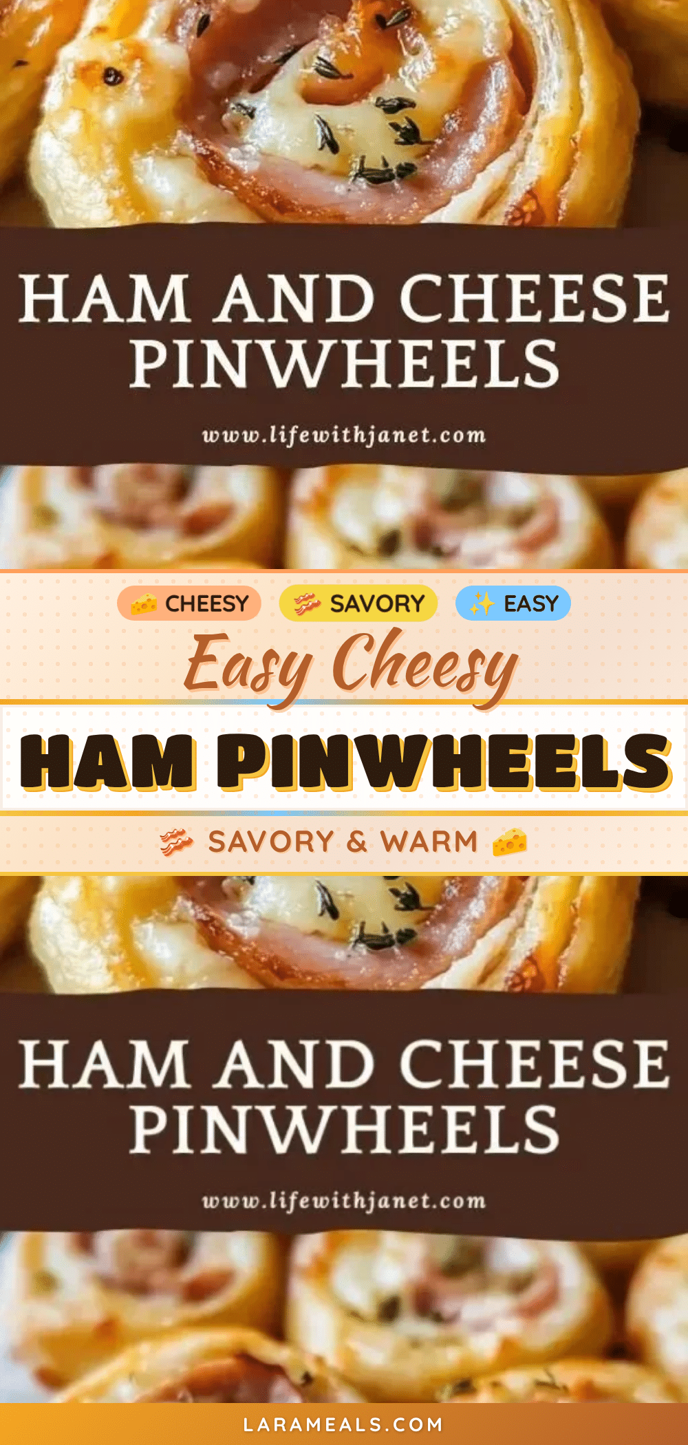 easy ham and cheese pinwheels recipe