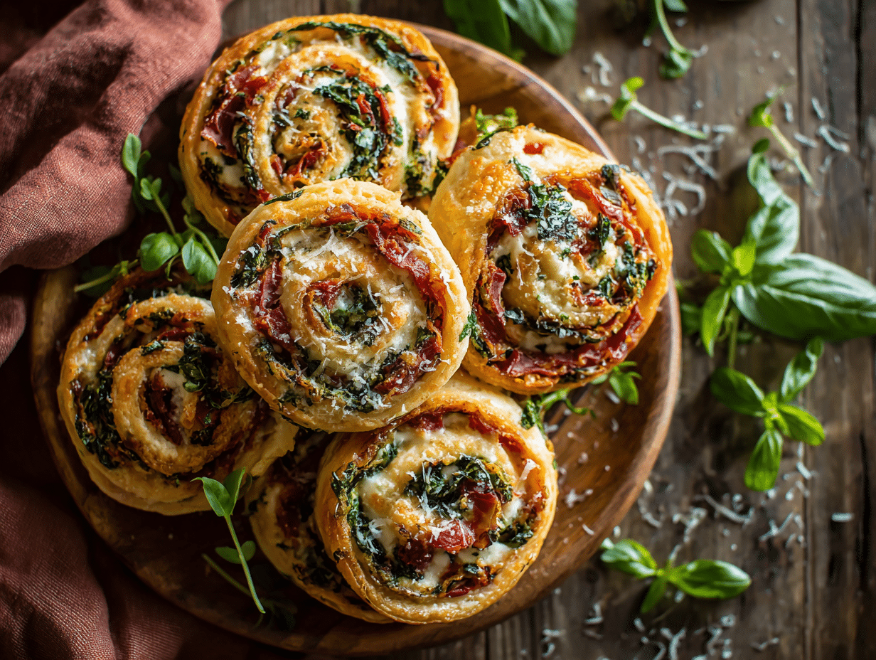 Italian Pinwheels preparation steps
