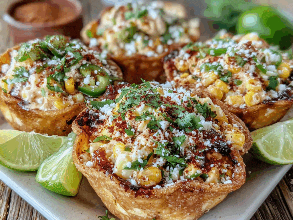 Mexican Street Corn Salad Cups - featured image