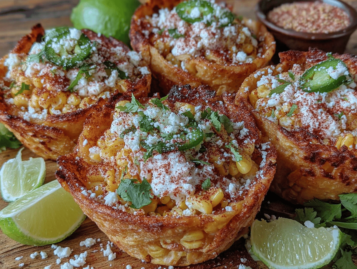 Mexican Street Corn Salad Cups preparation steps