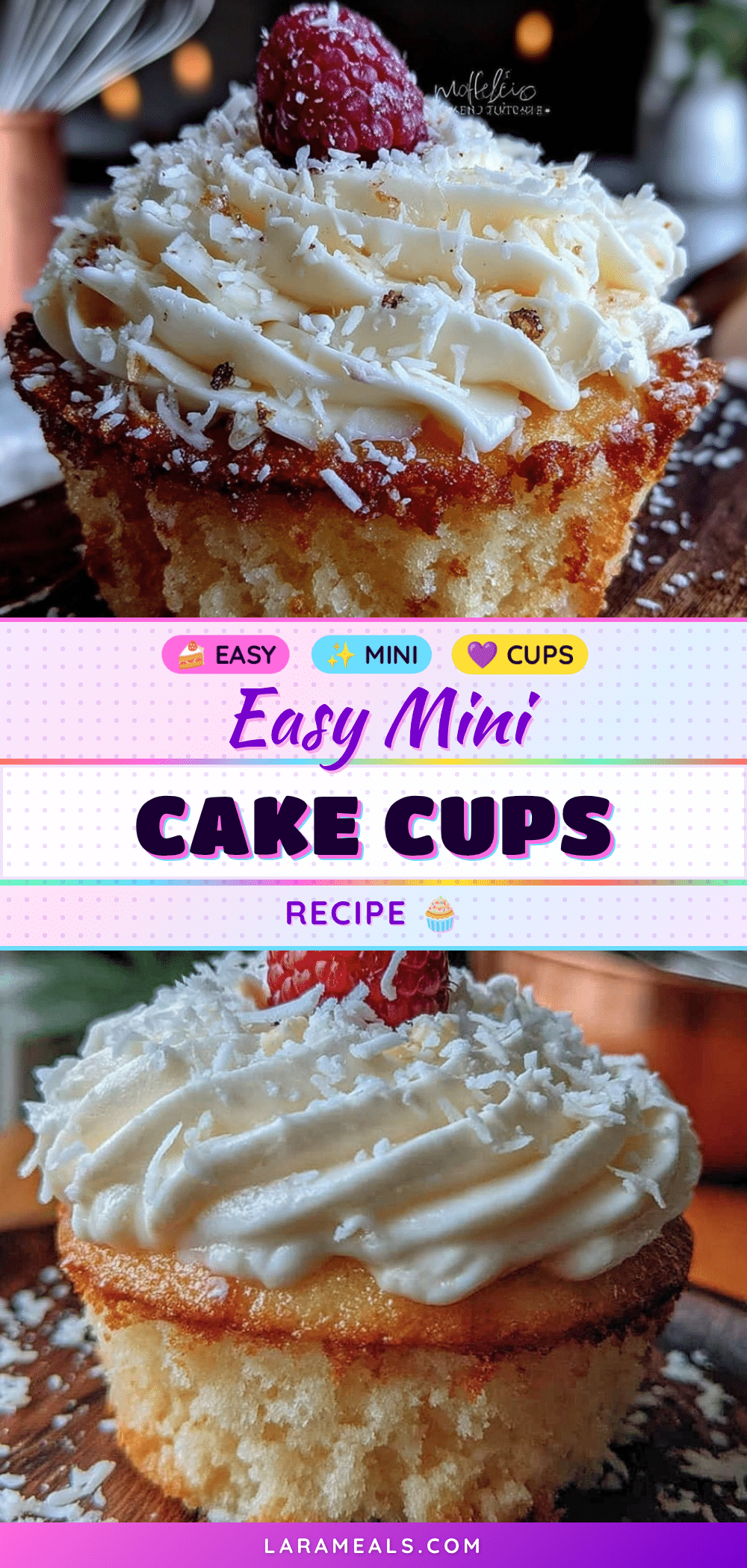 mini cake cups recipe