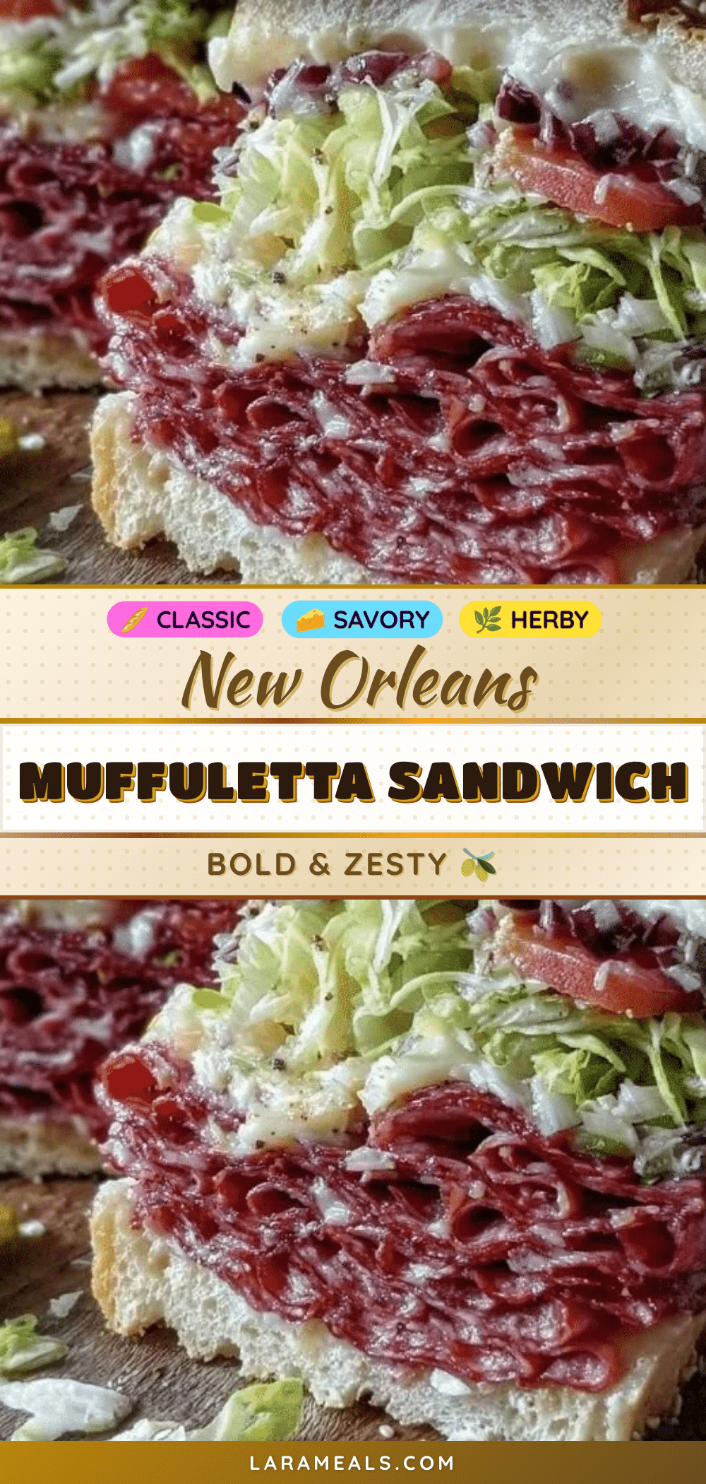 New Orleans muffuletta sandwich recipe recipe
