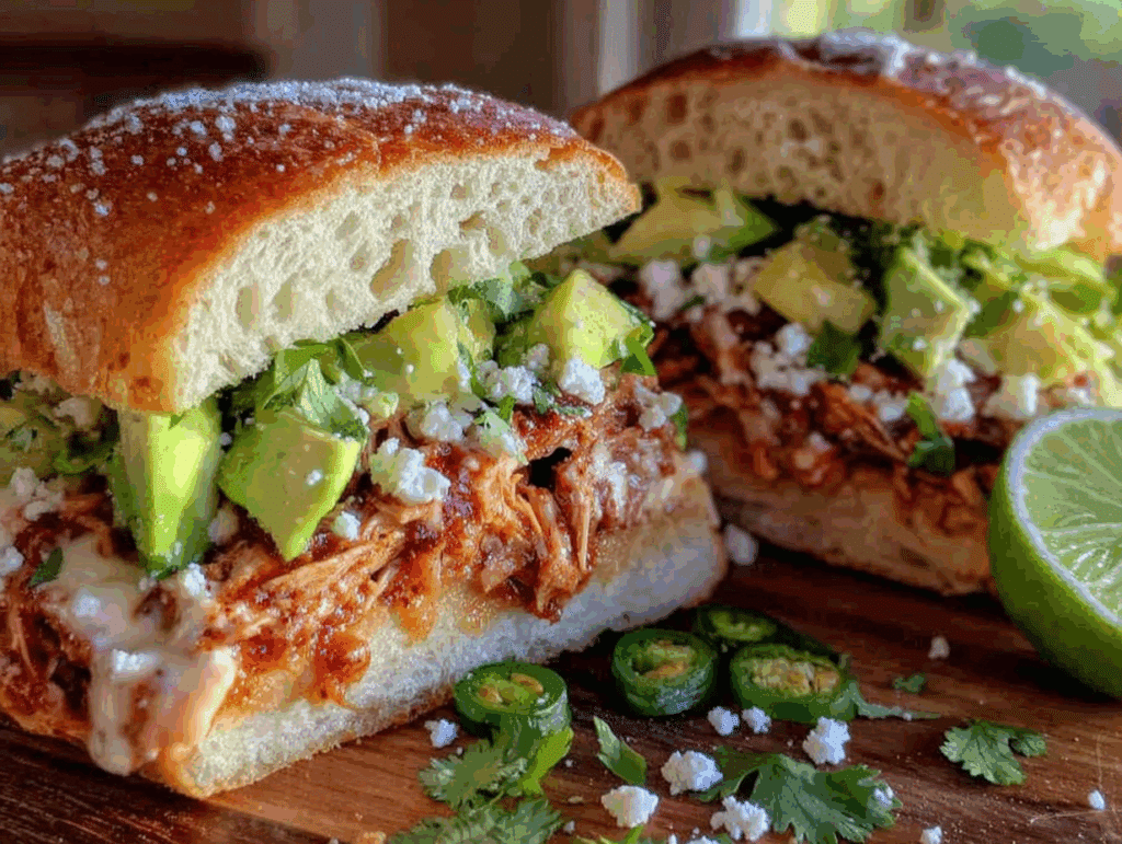 quick crispy chicken torta - featured image