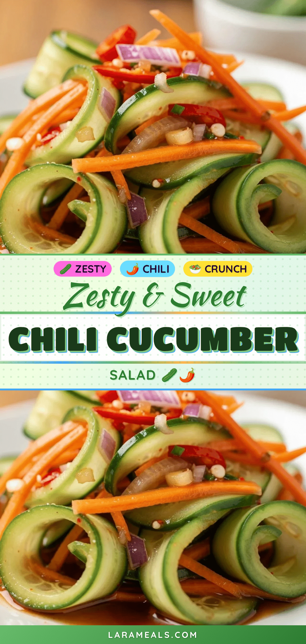 sweet chili cucumber salad recipe